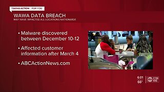 Wawa announces data breach at 'potentially all' locations