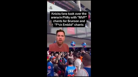 Knicks fans takeover Philadelphia