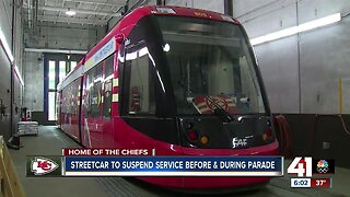 KC Streetcar to shut down for Chiefs' Super Bowl Champions Parade