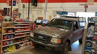 Man intentionally drives truck into Home Depot