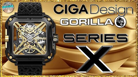 Something Different! | CIGA Design Gorilla Series X Titanium Gold X021-BLGO Unbox & Review