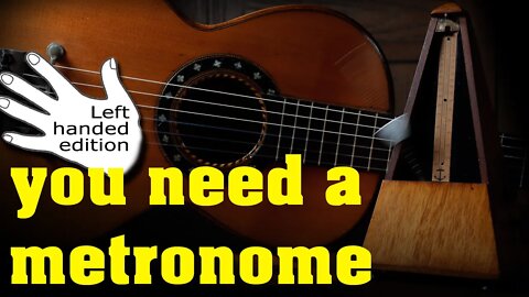 what is a metronomes, why you need a metronome, types of metronome (left handed)