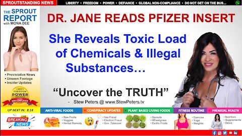 Dr. Jane Ruby READS ILLEGAL PFIZER INSERT | Reveals mRNA Vaccine is a Toxic Load of Chemicals & Illegal Substances Checkmark Icon