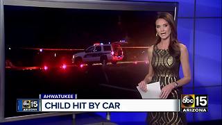 Young child struck by car in Ahwatukee