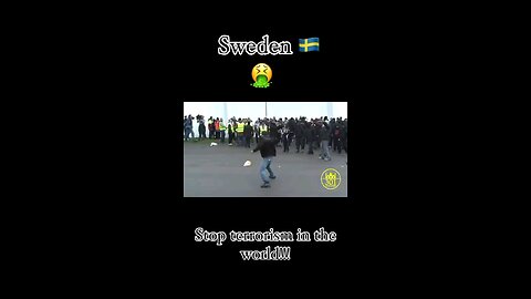 "Peaceful Protest" in Sweden. Supporting Hamas = Supporting Terrorism!