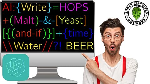 Can AI Write Beer recipes?!? Feat CHATGPT