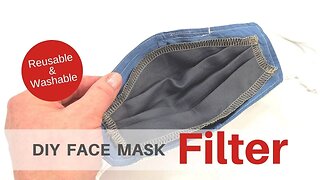 DIY Face Mask FILTER INSERT - Reusable and Washable