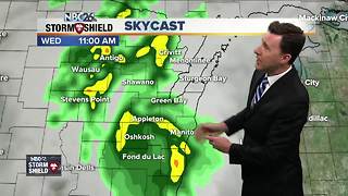 Michael Fish's NBC26 Storm Shield weather forecast