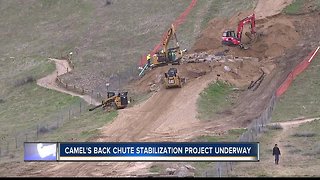 Camel's Back Chute Project Underway