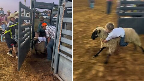 This Kid Is Definitely A Future Rodeo Star