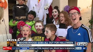 Henderson block goes all out on Halloween