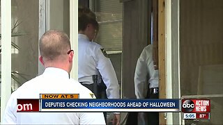 Hillsborough County Deputies going door-to-door in neighborhoods ahead of Halloween