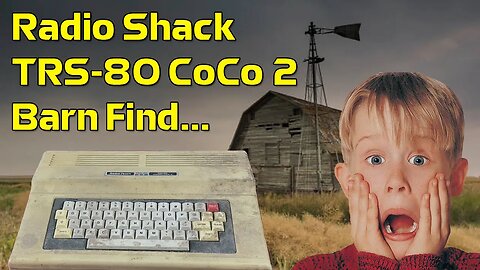 Barn Find: Tandy Radio Shack TRS-80 CoCo 2 Color Computer 2 - Geek With Social Skills