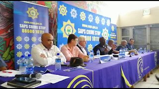 South Africa - Cape Town - Hout Bay Taxi Violence Meeting (Video) (dop)