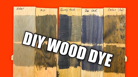 Save Money with DIY Wood Dye / Dyeing Wood Technique