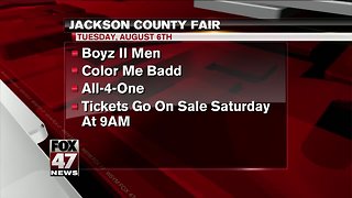 Boyz II Men with special guests Color Me Badd and All-4-One at 2019 Jackson County Fair!