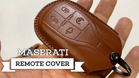 Leather Maserati Key Fob Remote Cover Review