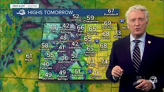 Tuesday evening forecast