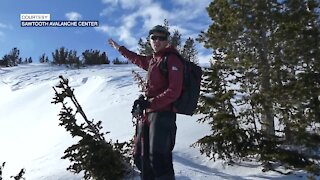 Dangerous avalanche conditions exist in the Sawtooth region