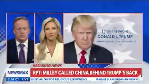Trump Says to General Milley: "It's Treason If It's True"