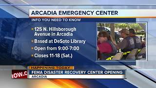 Disaster Recovery Center opens in Arcadia for Hurricane Irma survivors