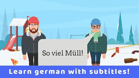 Deutsch lernen | Dialog | Christian räumt auf🗑♻️ | Wortschatz | Verben