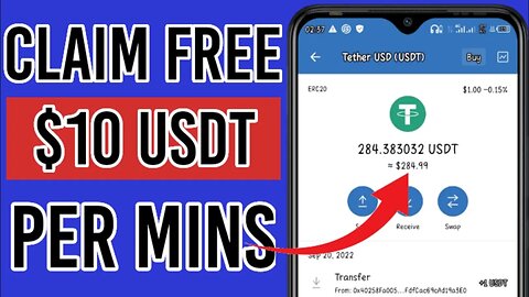 Claim $10 free usdt every minute (Free usdt tether miner site)