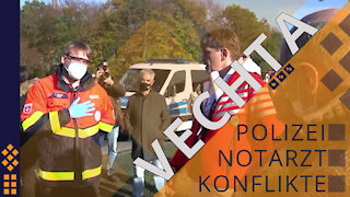 Vechta - Polizei mischt sich ein - will die Menschen abführen