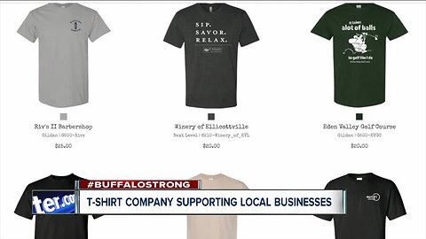 T-shirts helping support small businesses