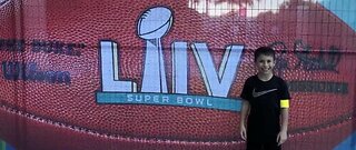 Las Vegas valley boy featured at Super Bowl