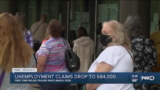 Unemployment numbers drop