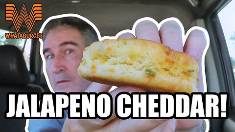 HURRY! Whataburger Jalapeno Cheddar Biscuit Review 😮🔥