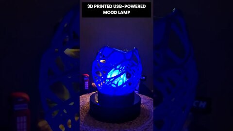 3D-printed Mood Lamp - USB-powered #shorts #moodlamp #lamp #3dprinted