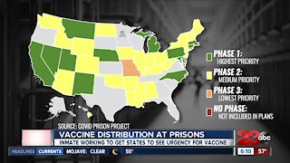 Vaccine distribution at prisions