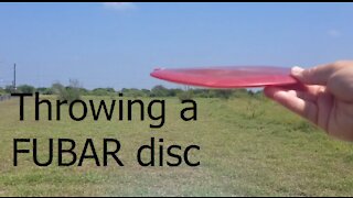 Disc Golf with a broken disc