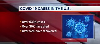 NATIONAL: COVID-19 cases across the U.S.