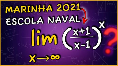 ( passo a passo) LIMITES NO INFINITO NA MARINHA 2021 | ESCOLA NAVAL