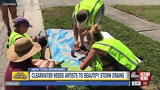 Clearwater needs artists of all ages to paint storm drain murals