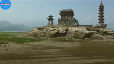 China's severe drought from the air