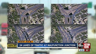 FDOT considers several fixes to Malfunction Junction, one includes creating 24 lanes of traffic