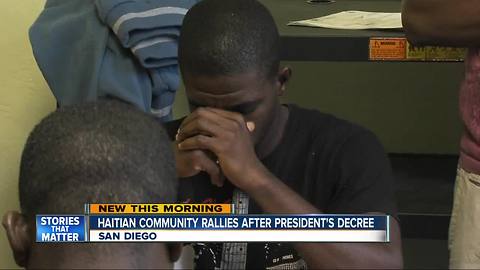 San Diego Haitian community in limbo after presidential decision to end TPS program