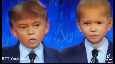 Truthful and cute Trump v Biden debate