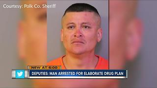 Deputies: Man arrested for elaborate drug plan