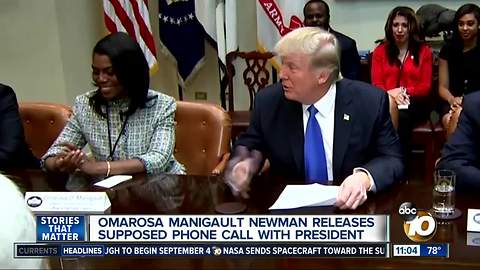 Omarosa releases supposed phone call with President Trump