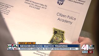 KCPD helping residents start Neighborhood Watch Groups