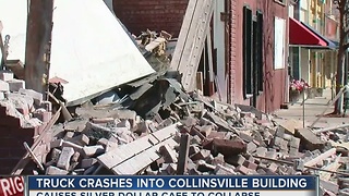Historic Collinsville building collapses
