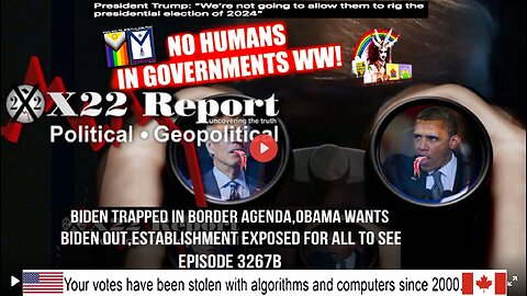 Ep 3267b - Biden Trapped In Border Agenda,Obama Wants Biden Out,Establishment Exposed For All To See