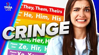 CRINGE: TikTok Mom Gets OVERLY EXCITED Over Pronoun Name Tags