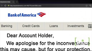 Bank text claims your account is locked for fraud