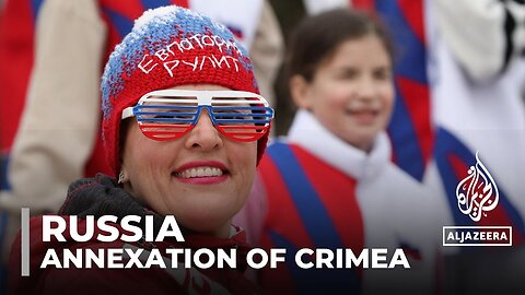 Crimea annexation: Thousands celebrate 10-year anniversary in Moscow